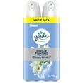 thumbnail image 1 of Glade® Air Freshener Odor Fighting Room Spray, Clean Linen, 226g, 2pk, 1 of 9