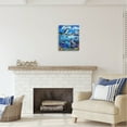 thumbnail image 2 of Stupell Industries Underwater Sea Life Scene Coastal Painting Gallery Wrapped Canvas Print Wall Art, 2 of 5
