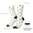 thumbnail image 4 of Logiee Rubber Duck Showe Print Adult Socks for Men & Women,Calf Socks, Ankle Socks,Boots Socks,Breathable Casual Sock,Unisex Crew Socks, 4 of 6