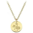 thumbnail image 2 of Fiudx Collar y Colgante Floral de Oro y Monedas para Mujer, Regalo de Joyería, 2 of 4