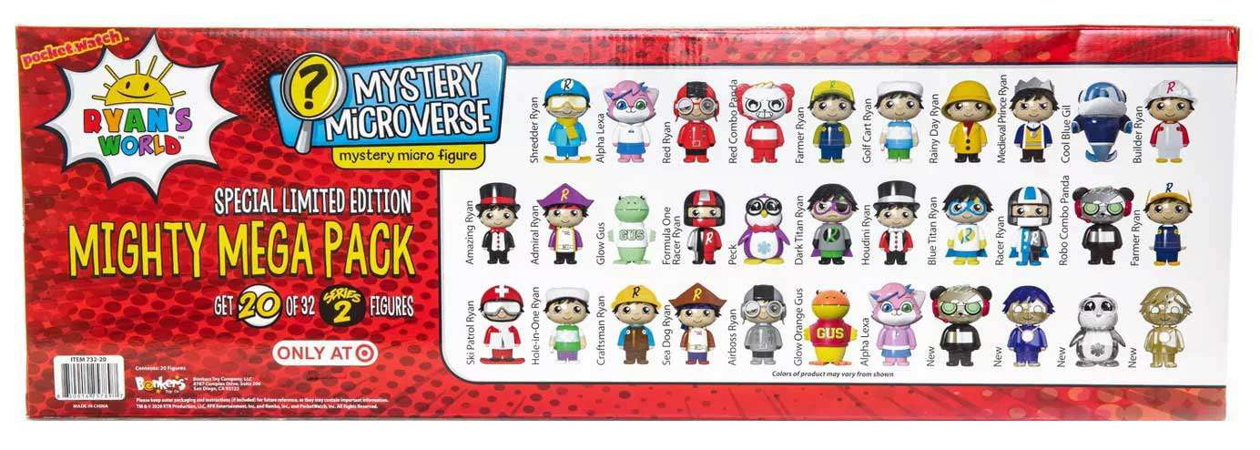 Pocket Watch Mystery Microverse Micro Figure Mighty Mega Pack