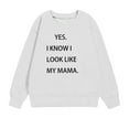 thumbnail image 4 of Iyufng Girls Sweatshirts,Crewneck Graphic Sweatshirt for Girls,Children's Long Sleeved Printed T-shirt Printed Round Neck Short Tops for Boys and Girls Aged 1-12,Teen Girls' Sweatshirts, 4 of 4