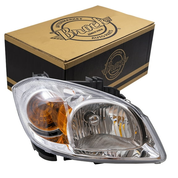 Brock Headlight for 2005-2010 Cobalt w/ Bracket Clear Lens Right 16532520 2007-2009 G5