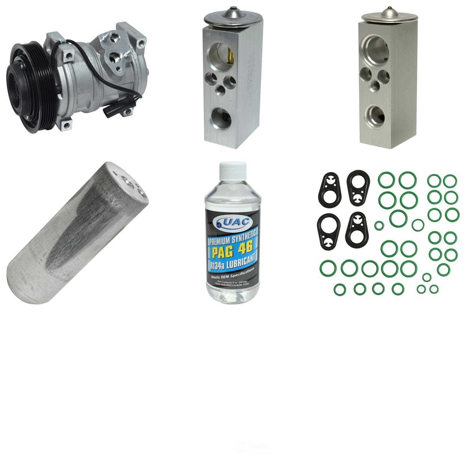 A/C Compressor and Component Kit -- Compressor Replacement Kit Fits select: 2002-2004 DODGE CARAVAN SE, 2001 DODGE CARAVAN SPORT