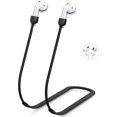 thumbnail image 1 of wonima11 Airpods Strap Magnetic Anti-Lost Cord Leash Sports Lanyard, Soft Silicone Neck Rope Earphone String, Compatible for Airpods Pro/3/2/1 (Black), 1 of 1