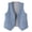 Light Blue, variant on Staron Women's Casual Denim Vest Button Down Collar Sleeveless Slim Tank Waistcoat Jacket, Dark Blue XL