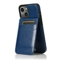 thumbnail image 6 of SaniMore for iPhone 14 6.1" 2022 Case, Card Slots Case with Flip Kickstand Premium Leather Magnetic Clasp Anti-scratch Anti-drop Heavy Duty Protective Case for iPhone 14 6.1" 2022 Release, Darkblue, 6 of 14