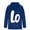 Blue, variant on HOMADLES Mens Graphic Hoodies Pullover Loose Fit Long Sleeve Hooded Sweatshirt Casual Tops Green Size M