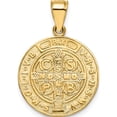 thumbnail image 5 of 14K Yellow Gold San Benito 2 Sided Round Pendant (25.7 X 17.6) Made In United States k6354, 5 of 6