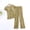 Yellow, variant on 2 Piece Postpartum Nursing Pajamas Set Casual Soft Maternity Breastfeeding Pjs Sleepwear Loungewear Clothes Layer
