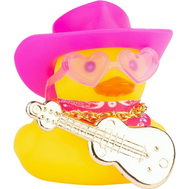 Car Rubber Duck Ornaments Dash Duck Decorations for Car Dashboard Ornament Decoration Accessories with Musical Instruments K