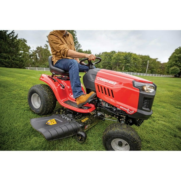 Troy Bilt Bronco 42 Riding Lawn Mower 547cc Troy Bilt engine 42 deck Walmart Business Supplies