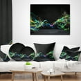 thumbnail image 4 of Designart Abstract Motion Banner - Contemporary Throw Pillow - 16x16, 4 of 5