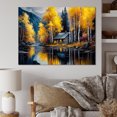 thumbnail image 2 of Designart Cabin By The Lake In Summer III Canvas Wall Art, 2 of 5