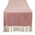thumbnail image 1 of Camino de Mesa DII Chevron 38x274 cm Algodón Rojo Granero, 1 of 8