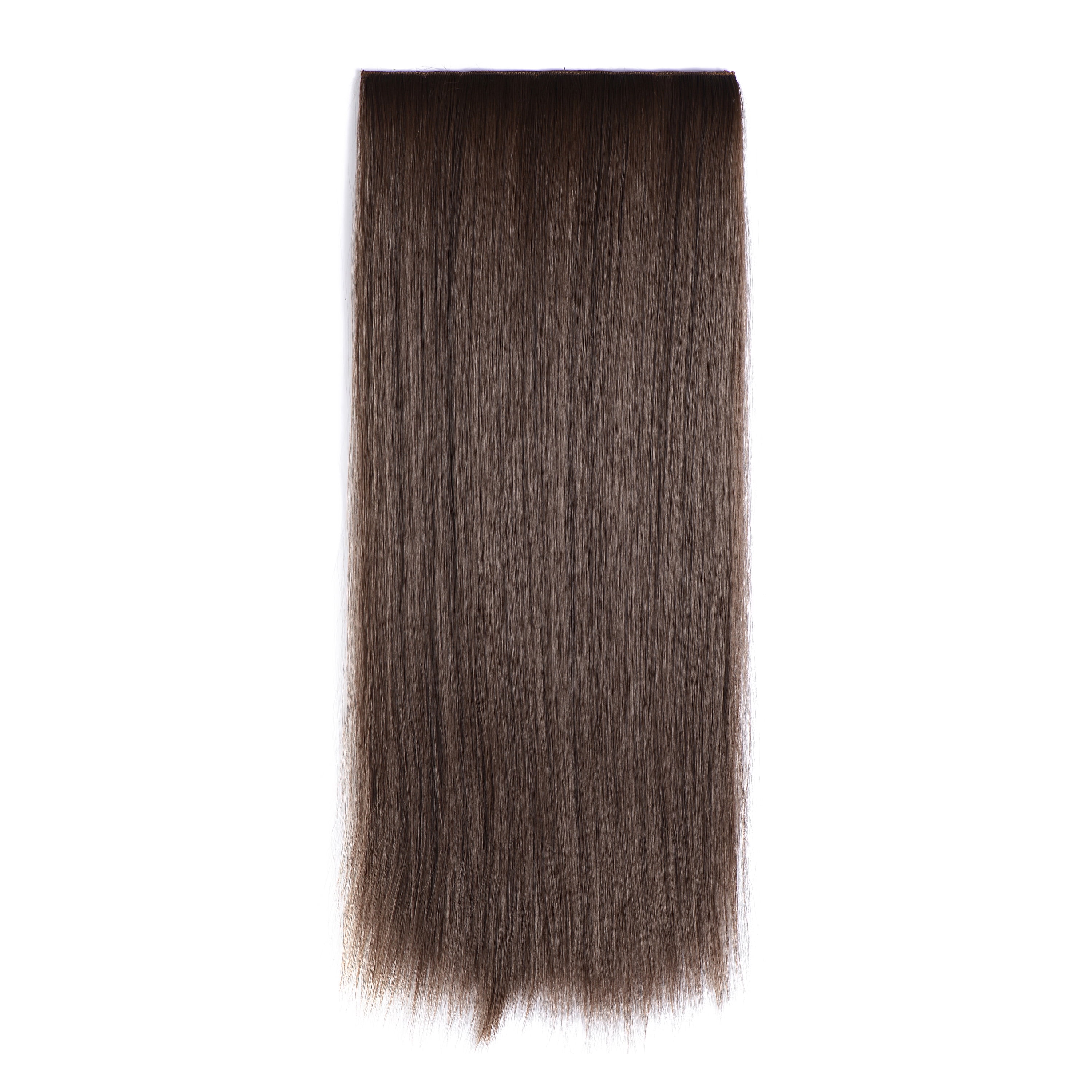 Onedor 24" Straight 3/4 Full Head Clip in Hair Extension (8Medium Ash
