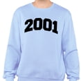 thumbnail image 2 of 2001 College Style Sweatshirt Unisex 2X-Large Light Blue, 2 of 5
