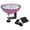 Purple, variant on Gaecuw Solar Bird Bath Bubbler, Mounted Railing Water Sprinkler, for Outdoor Garden, Patio, Yard, Pink