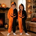 thumbnail image 2 of MEZZALL Festive Kids Halloween Romper Jumpsuit Boys Girls Cute Spooktacular One-Pieces Winter Halloween Party Pajamas Long Sleeve Loungewear, 2 of 5