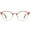 Rose, variant on In Style Eyes Rae Clear Reading Glasses (Amber +1.00)