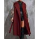 thumbnail image 4 of Chaqueta larga de lana cómodas mangas farol con lazo en la cintura abrigo largo para mujer solapa grande patrón étnico cálido para ir de compras ANGGREK Otros, 4 of 7