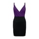 thumbnail image 4 of Vestidos de tirantes plisados a la cadera sin mangas adelgazantes de retazos sexy de verano para mujer Fridja  hjkh6796, 4 of 5