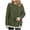 D3-Green, variant on CAUYDY Women's Crewneck Sweatshirt Layered Hem Pullover Top with Ribbed Cuffs Slouchy Street Style Sweatshirts Pink Sizes L