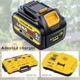 thumbnail image 2 of LONG FIT 20V/60V 9.0Ah MAX Replace for DeWalt 60v Battery, Replace for Dewalt DCB606-2 DCB609 DCB612 DCB206 DCB203, Compatible with dewalt 20V 60V Max Tools and Chargers, 2 of 6