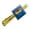 Gold, variant on Superman Rainbow Shield Logo Square Tie Bar Clip Clasp Tack- Silver or Gold