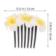 thumbnail image 5 of 4 peinetas laterales para el pelo para mujer, horquillas con flores de plumeria para niñas adolescentes, tocados de novia, decoraciones., 5 of 5