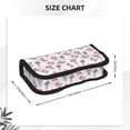 thumbnail image 3 of Haiem Lavender Flowers Printed Large Pencil Case, Big Capacity Pencil Pouch Stationery Pen Bag, Storage High Capacity Bag Pouch Holder Box Organizer, Marker Pen Case, 3 of 6