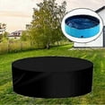 thumbnail image 2 of Pool Cover Foldable Drawstring Design Round Waterproof Dustproof Oxford Fabric Washable Protection Pet Pool SuppliesSblack, 2 of 5