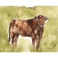thumbnail image 3 of Goldberger, Jennifer 18x15 Black Modern Framed Museum Art Print Titled - Cow in the Field I, 3 of 5