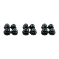 thumbnail image 3 of maskred 4pcs Alliage d'Aluminium en Nylon Écrou de Blocage de Roue pour 1/10 Axial SCX10 Crawler Robuste et Durable en Alliage d'Aluminium Roue en Nylon Noir 3Set, 3 of 6