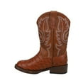 thumbnail image 3 of Roper Boys Bumps Faux Ostrich Square Toe Cowboy   Mid Calf Boots, 3 of 5