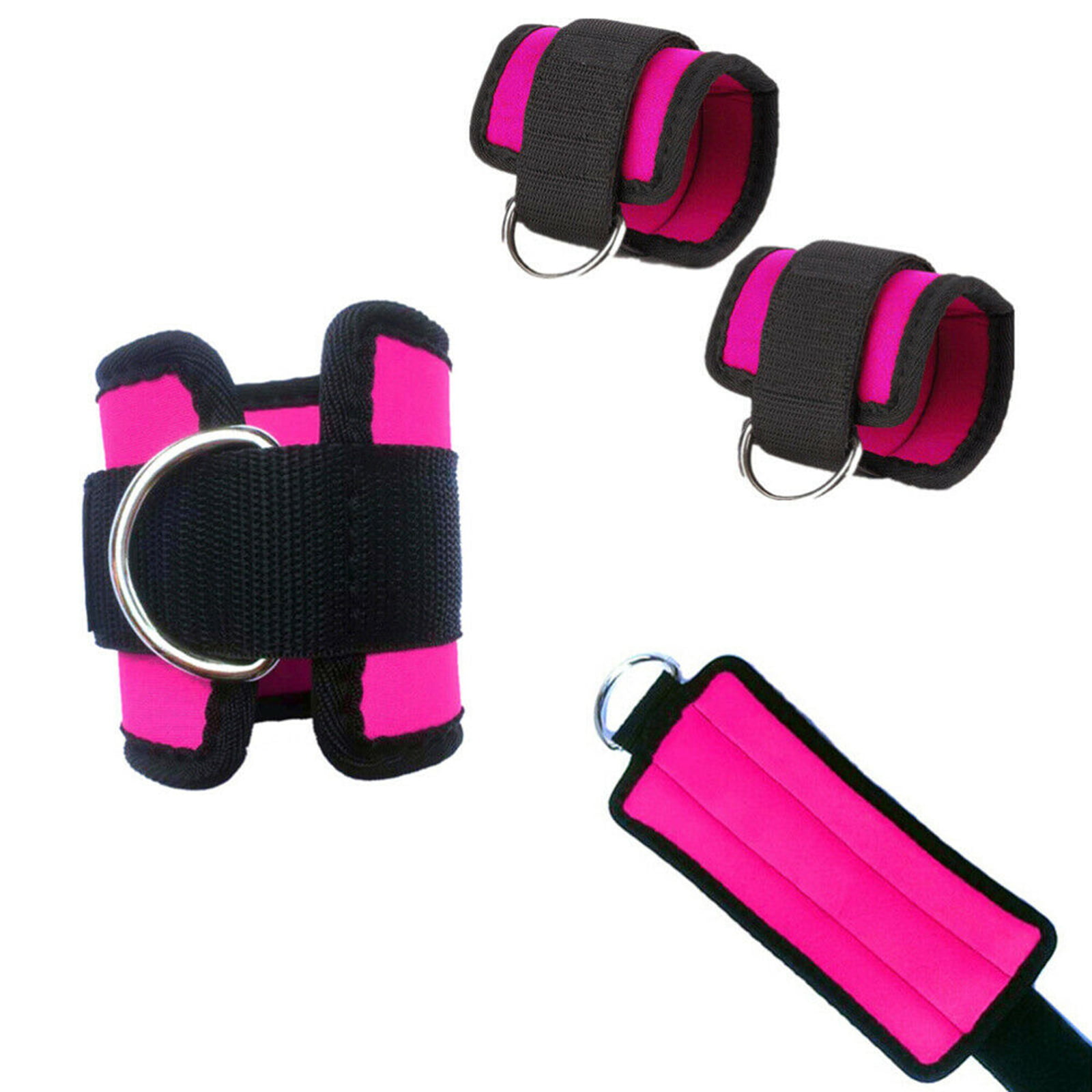 2pcs Ankle Weights Adjustable Leg Wrist Strap Running Boxing Braclets Straps Gym 