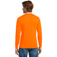 thumbnail image 5 of Gildan Safety Orange Long Sleeve T-Shirt, Men's High Visibility Shirts, 3-Pack Safety Tee, L, 5 of 5