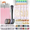 thumbnail image 1 of Cepillos de uñas para manicura, kits de uñas, cepillos de uñas, pedrería de uñas, MFZFUKR CPB-US-HPP120-3, 1 of 5