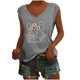 thumbnail image 1 of Camisetas Casuales de Manga Corta Gradiente Impreso Cuello Redondo Superior, Camiseta de Moda de Poliéster para las Mujeres, Lavado a Mano Verano Primavera, 1 of 4