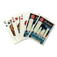 thumbnail image 1 of Portland, Retro Skyline Chromatic Series, Lantern Press, Premium Playing Cards, 52 Card Deck with Jokers, USA Made, 1 of 5