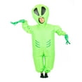 thumbnail image 2 of Green Alien Martian from Outer Space Inflatable Costume for Adults (One Size), 2 of 5