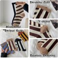 thumbnail image 3 of CoCozhu 4/8 Pairs Colorful Striped Socks, Novelty Funny Socks Asymmetric Mismatched Socks Crew Socks for Women, 3 of 7