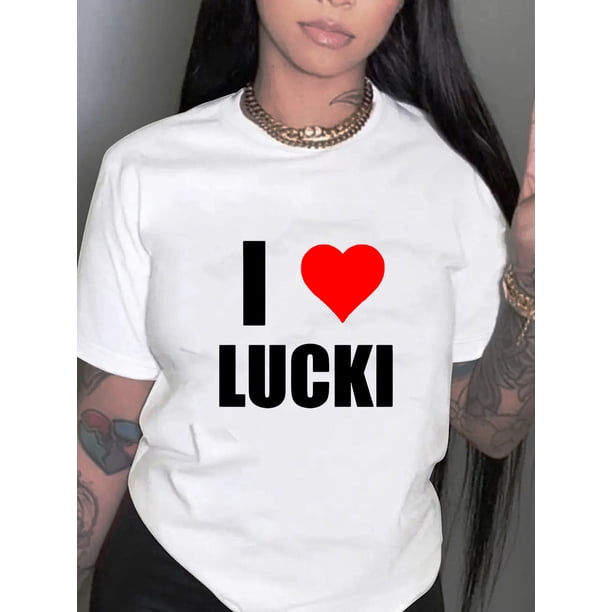 Camiseta deportiva informal con estampado de eslogan, manga corta, cuello redondo, para primavera y verano, ropa de mujer, camiseta deportiva informal.