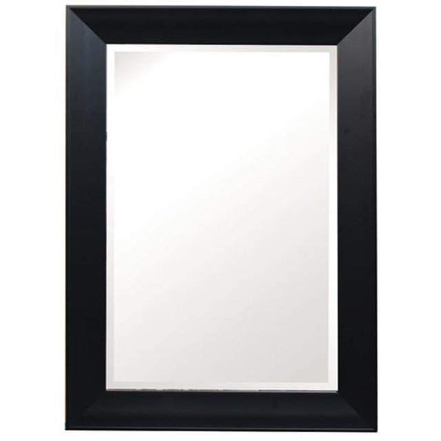 Miroir Encadré Décoration Intérieure, Grand - Noir