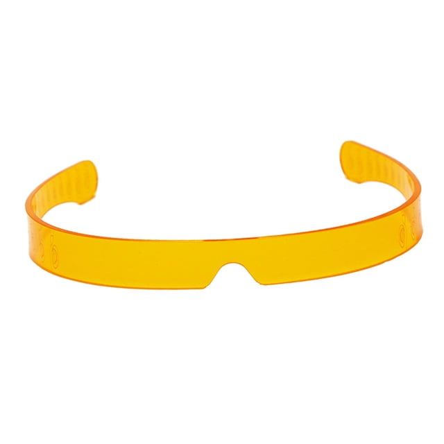 Fashionable Chic V-shaped Rimless Women Men 400 Protect Ultralight Orange