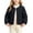 Black, variant on Down Liner Jackets for Girls Boys Button Down Winter Fall Puffer Coats Outwears for 2-13 Years