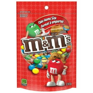 M&M Peanut Snack Size Candy 11.23oz Bag (18ct)