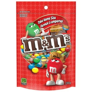 M&Ms Peanut Butter Chocolate Candy, 230g / 8.1 oz