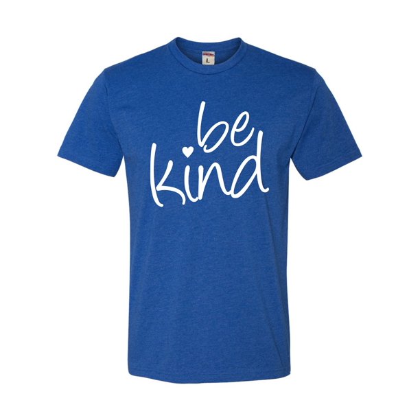 Adult Be Kind Heart Deluxe T-Shirt - Walmart.com