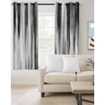 thumbnail image 2 of Black Gray White Blackout Curtains 54 Inches Long, Vintage Rustic Abstract Ombre Aesthetic Thermal Insulated Black Out Curtains, Darkening Window Curtain for Bedroom Living Room 45"x54" 2 Panels, 2 of 8